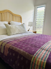 Load image into Gallery viewer, Vintage Kantha Throw ~ Rishav