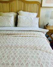 Load image into Gallery viewer, Jasmine  Kantha Quilt  | Queen ~ King