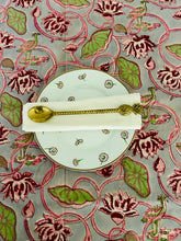Load image into Gallery viewer, Pink & Grey Lotus ~ Tablecloth  (8 ~10 Seater)