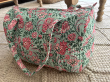Load image into Gallery viewer, Pink Lotus Weekender ~ Duffel Bag