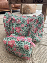 Load image into Gallery viewer, Pink Lotus Weekender ~ Duffel Bag