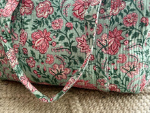 Load image into Gallery viewer, Pink Lotus Weekender ~ Duffel Bag