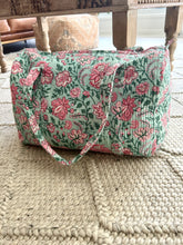 Load image into Gallery viewer, Pink Lotus Weekender ~ Duffel Bag