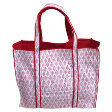 Load image into Gallery viewer, Quilted Tote Bag ~ Indra in Rose Pink