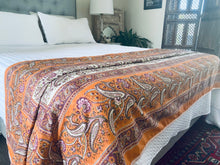 Load image into Gallery viewer, Ruhi ~ Hand Printed Throw