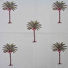 Load image into Gallery viewer, Napkin ~ Palm Tree Green