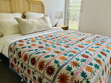 Load image into Gallery viewer, Vintage Kantha Throw ~ Tulsi