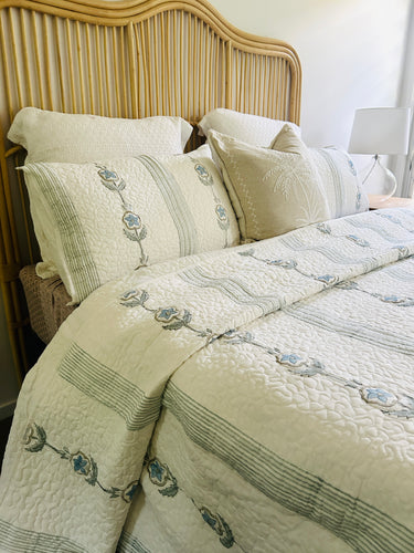 Meha | Quilted Coverlet King