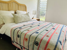 Load image into Gallery viewer, Vintage Kantha Throw ~ Brja