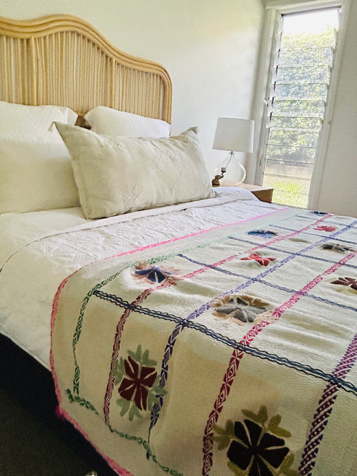 Vintage Kantha Throw ~ Tulaja