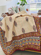 Load image into Gallery viewer, Padmini Kantha Quilt | King ~ Single