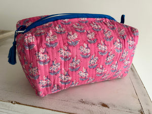 Cosmetic Bag ~ Pink Booti