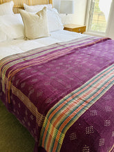 Load image into Gallery viewer, Vintage Kantha Throw ~ Rishav