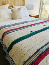 Load image into Gallery viewer, Vintage Kantha Throw ~ Harsita