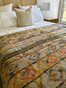 Vintage Kantha Throw ~ Prajul