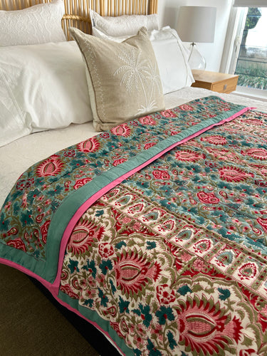 Imara Cotton Filled Quilt  ~ Queen