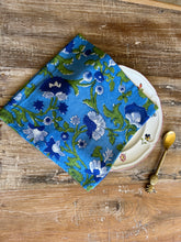 Load image into Gallery viewer, Napkin - Sea Blue &amp; Jade Floral