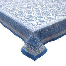 Load image into Gallery viewer, Blue and White Jaal ~ Tablecloth