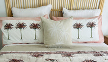 Load image into Gallery viewer, Pillowcase Set ~ Pink Imperial Palm