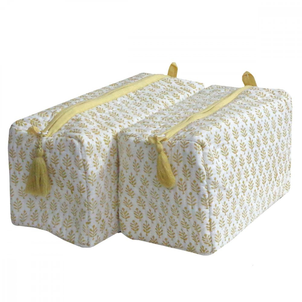 Cosmetic Bag ~ Gold Booti