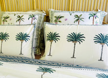 Load image into Gallery viewer, Pillowcase Set ~Blue Imperial  Palm