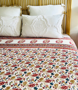 Mahika Cotton Filled Quilt  ~ Queen / King