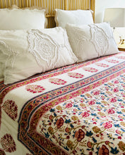 Load image into Gallery viewer, Mahika Cotton Filled Quilt  ~ Queen / King