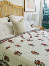 Load image into Gallery viewer, Mahesha Kantha Quilt ~ Queen | King