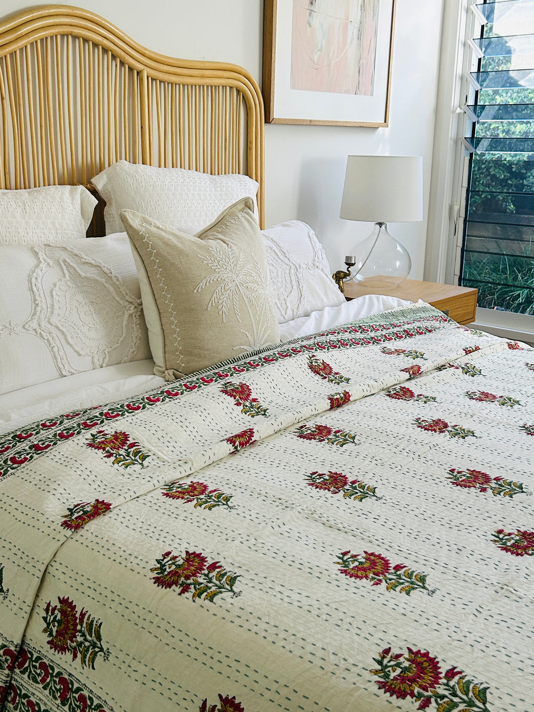 Mahesha Kantha Quilt ~ Queen | King