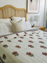 Load image into Gallery viewer, Mahesha Kantha Quilt ~ Queen | King