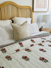 Load image into Gallery viewer, Mahesha Kantha Quilt ~ Queen | King