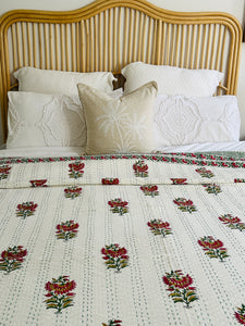 Mahesha Kantha Quilt ~ Queen | King