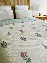 Load image into Gallery viewer, Nisha Cotton Filled Quilt  ~ Queen