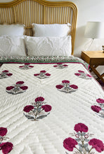 Load image into Gallery viewer, Farah Cotton Filled Quilt  ~ King Single