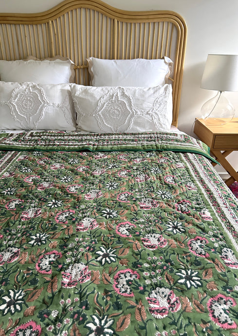 Farida Cotton Filled Quilt  ~ King Single