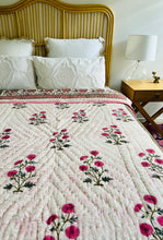 Load image into Gallery viewer, Jasmine Cotton Filled Quilt  ~ King Single