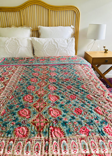 Imara Cotton Filled Quilt  ~ Queen