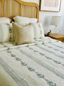 Meha | Quilted Coverlet King