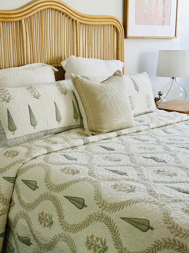 Mira | Quilted Coverlet King