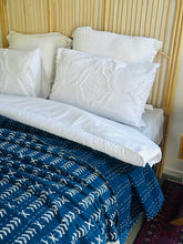 Load image into Gallery viewer, Indigo Tribal Kantha Quilt ~ Queen | King