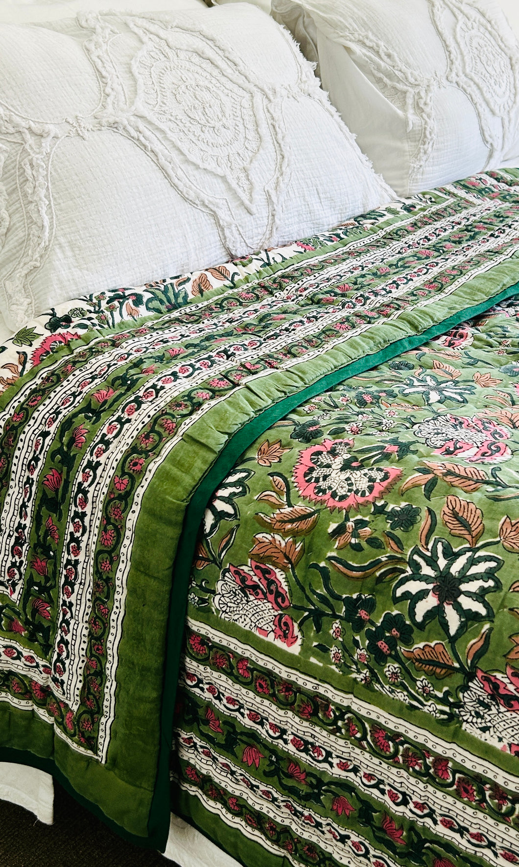 Farida Cotton Filled Quilt  ~ King Single