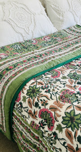 Farida Cotton Filled Quilt  ~ King Single