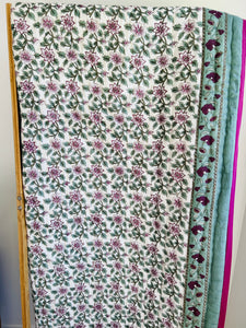 Farah Cotton Filled Quilt  ~ King Single