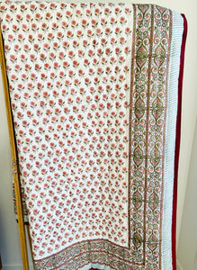 Alisha Cotton Filled Quilt  ~ King Single