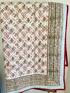 Alisha Cotton Filled Quilt  ~ King Single