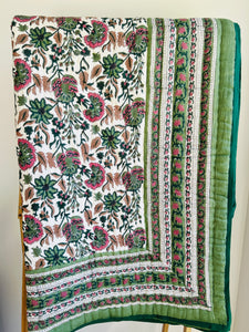 Farida Cotton Filled Quilt  ~ King Single