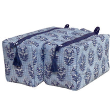 Load image into Gallery viewer, Cosmetic Bag ~ Sasha Blue