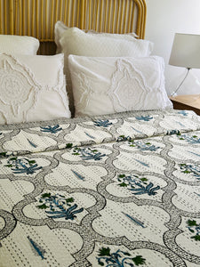 Malika Kantha Quilt | Queen ~ King