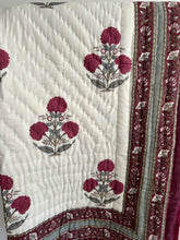 Load image into Gallery viewer, Farah Cotton Filled Quilt  ~ King Single