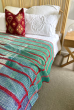 Load image into Gallery viewer, Vintage Kantha Throw ~ Ishir